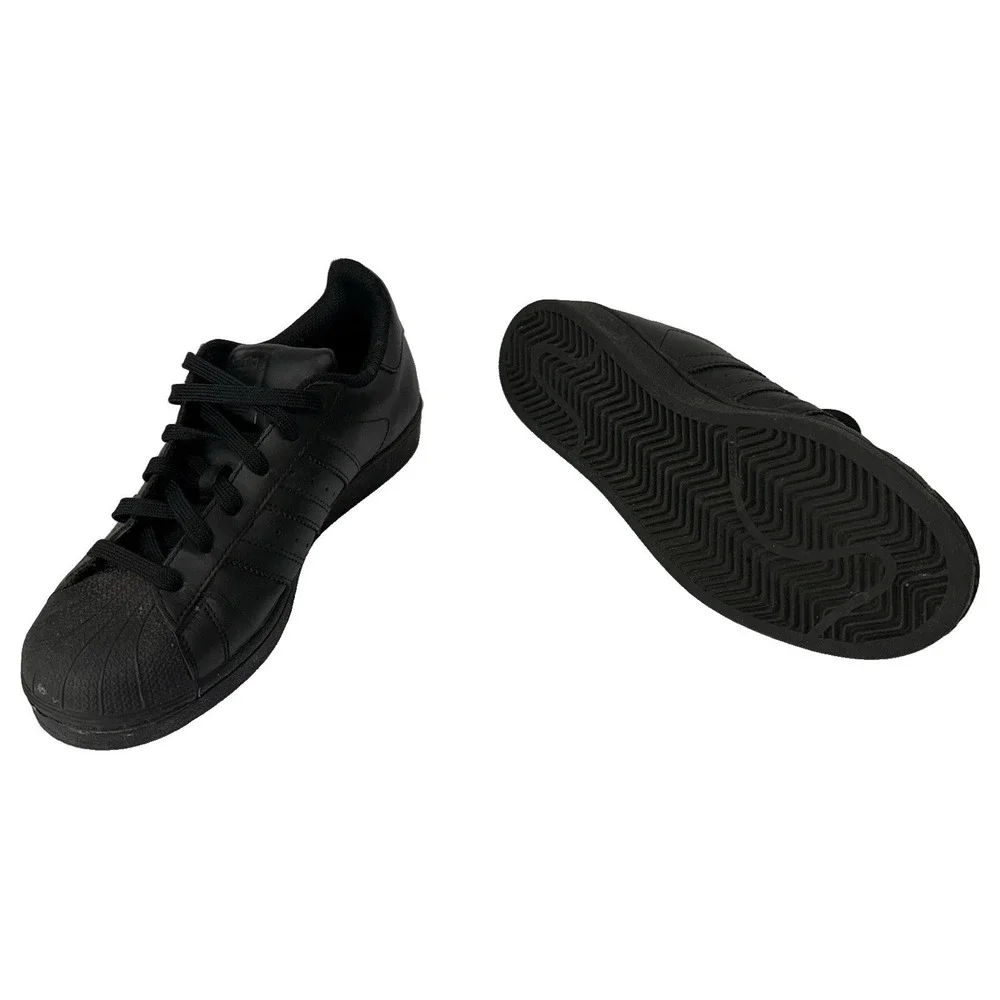 Adidas Superstar Foundation J Core Black-Black B25724 Sneaker Size 7 - Picture 7 of 8